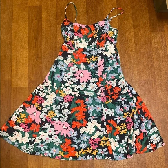 Old Navy Red and Green Strapless Sundress - Picture 2 of 10